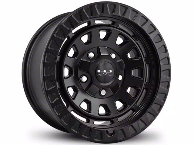 HD Off-Road Wheels Venture Satin Black 6-Lug Wheel; 17x9; 0mm Offset (09-14 F-150)