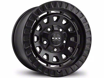 HD Off-Road Wheels Venture Satin Black 6-Lug Wheel; 17x9; -12mm Offset (09-14 F-150)