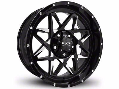 HD Off-Road Wheels Caliber Gloss Black 8-Lug Wheel; 20x10; -25mm Offset (10-18 RAM 3500 SRW)