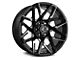 HD Off-Road Wheels Canyon Gloss Black Milled 6-Lug Wheel; 20x9; 0mm Offset (14-18 Sierra 1500)