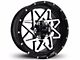 HD Off-Road Wheels Gridlock Satin Black Machined Wheel; 20x9; -10mm Offset (14-18 Sierra 1500)