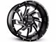 HD Off-Road Wheels SAW Satin Black Machined 6-Lug Wheel; 20x9; 0mm Offset (14-18 Sierra 1500)