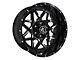HD Off-Road Wheels Caliber Gloss Black Milled 6-Lug Wheel; 20x10; -40mm Offset (14-18 Silverado 1500)