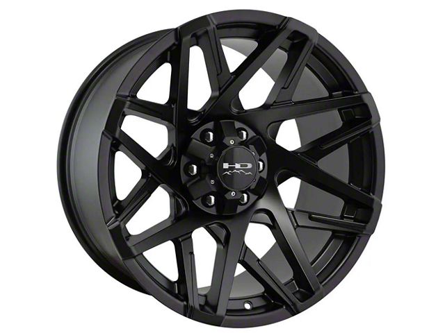 HD Off-Road Wheels Canyon Satin Black 6-Lug Wheel; 20x9; 0mm Offset (15-20 F-150)