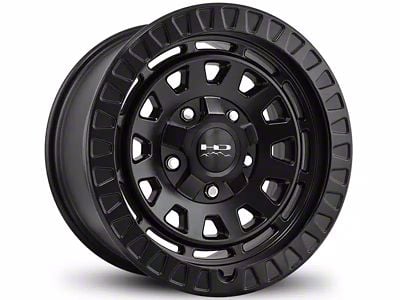 HD Off-Road Wheels Venture Satin Black 6-Lug Wheel; 17x9; 0mm Offset (15-20 F-150)