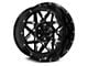 HD Off-Road Wheels Caliber Gloss Black Milled 8-Lug Wheel; 20x10; -40mm Offset (23-24 F-250 Super Duty)