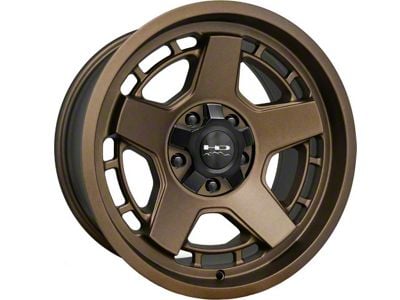 HD Off-Road Wheels Atlas Satin Bronze 5-Lug Wheel; 17x9; 0mm Offset (94-01 RAM 1500)