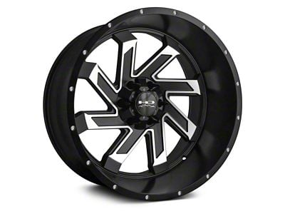 HD Off-Road Wheels SAW Satin Black Machined 5-Lug Wheel; 20x10; -25mm Offset (94-01 RAM 1500)