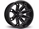 HD Off-Road Wheels Hollow Point Satin Black Milled 6-Lug Wheel; 20x10; -35mm Offset (99-06 Silverado 1500)