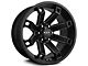 HD Off-Road Wheels Hollow Point Satin Black Milled 6-Lug Wheel; 20x10; -35mm Offset (99-06 Silverado 1500)