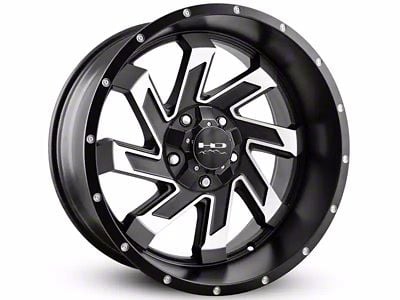 HD Off-Road Wheels SAW Satin Black Machined 6-Lug Wheel; 20x9; 0mm Offset (99-06 Silverado 1500)