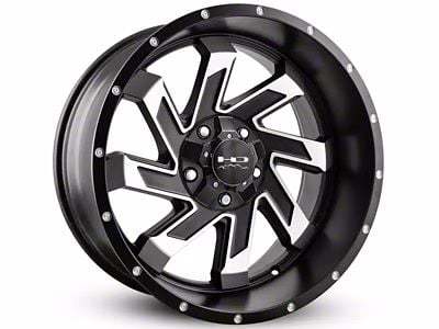 HD Off-Road Wheels SAW Satin Black Machined 6-Lug Wheel; 20x10; -25mm Offset (23-25 Canyon)