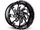 HD Off-Road Wheels SAW Gloss Black Milled Wheel; 22x10; -10mm Offset (19-24 RAM 1500)