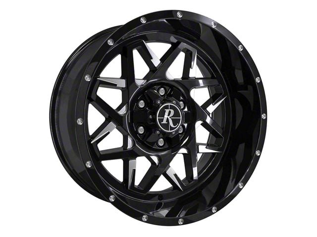 HD Off-Road Wheels Caliber Gloss Black Milled 6-Lug Wheel; 20x10; -40mm Offset (19-23 Ranger)