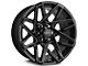 HD Off-Road Wheels Canyon Gloss Black Milled 6-Lug Wheel; 20x10; -25mm Offset (19-24 Sierra 1500)