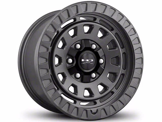 HD Off-Road Wheels Venture Satin Gray 8-Lug Wheel; 17x9; 0mm Offset (07-10 Silverado 2500 HD)