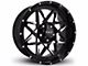 HD Off-Road Wheels Caliber Gloss Black 8-Lug Wheel; 20x10; -25mm Offset (07-10 Silverado 3500 HD SRW)