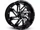 HD Off-Road Wheels SAW Gloss Black 8-Lug Wheel; 20x10; -25mm Offset (20-24 Silverado 3500 HD SRW)