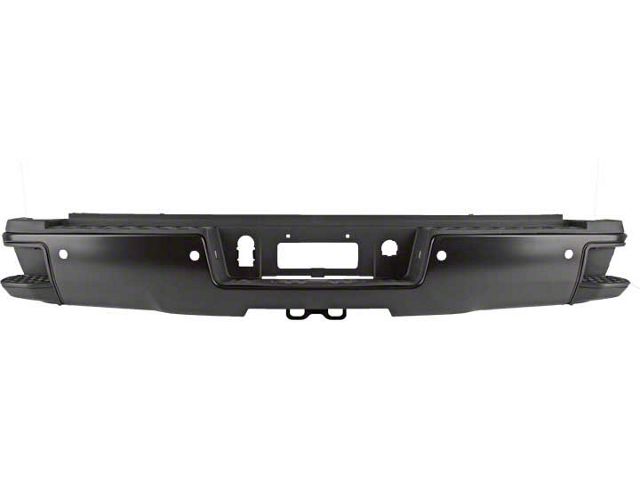 Replacement Rear Bumper Assembly (15-18 Silverado 2500 HD w/ Hitch Bar, w/ Park Aid, w/o Sensors; Excluding DRW)