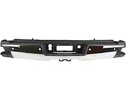 Replacement Rear Bumper Assembly; Chrome (15-18 Silverado 2500 HD w/ Hitch Bar, w/ Park, w/o Sensors)