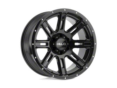 HELO HE900 Gloss Black 8-Lug Wheel; 20x9; 18mm Offset (01-06 Sierra 3500 HD SRW)