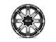 HELO HE900 Gloss Black Machined 8-Lug Wheel; 18x9; 0mm Offset (06-08 RAM 1500 Mega Cab)