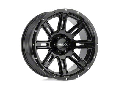 HELO HE900 Gloss Black 5-Lug Wheel; 18x9; 0mm Offset (02-08 RAM 1500, Excluding Mega Cab)