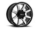 HELO HE909 Gloss Black Machined 5-Lug Wheel; 18x9; 0mm Offset (02-08 RAM 1500, Excluding Mega Cab)