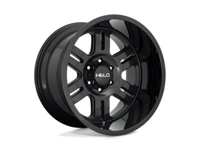 HELO HE916 Gloss Black 8-Lug Wheel; 18x9; 0mm Offset (06-08 RAM 1500 Mega Cab)