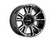 HELO HE914 Gloss Black Machined 8-Lug Wheel; 20x9; 0mm Offset (03-09 RAM 2500)