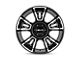 HELO HE914 Gloss Black Machined 8-Lug Wheel; 20x9; 0mm Offset (03-09 RAM 3500 SRW)