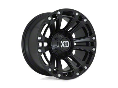 HELO HE887 Satin Black 6-Lug Wheel; 24x9.5; 38mm Offset (04-08 F-150)