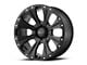 HELO HE904 Satin Black 6-Lug Wheel; 17x9; 0mm Offset (07-13 Sierra 1500)