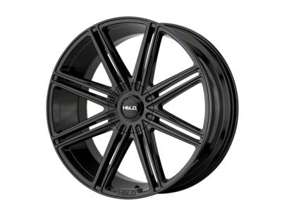 HELO HE913 Gloss Black 6-Lug Wheel; 22x9.5; 30mm Offset (07-13 Sierra 1500)