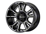 HELO HE914 Gloss Black Machined 6-Lug Wheel; 20x10; -18mm Offset (07-13 Sierra 1500)