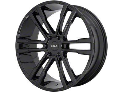 HELO HE918 Gloss Black 6-Lug Wheel; 20x9; 30mm Offset (07-13 Sierra 1500)