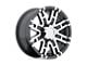 HELO HE835 Gloss Black Machined 6-Lug Wheel; 17x8; 0mm Offset (07-13 Silverado 1500)