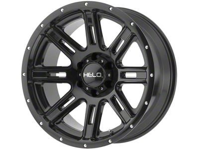 HELO HE900 Gloss Black 6-Lug Wheel; 20x9; 18mm Offset (07-13 Silverado 1500)