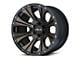 HELO HE901 Satin Black Machined with Dark Tint 6-Lug Wheel; 20x9; 18mm Offset (07-13 Silverado 1500)