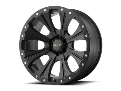 HELO HE904 Satin Black 6-Lug Wheel; 17x9; 0mm Offset (07-13 Silverado 1500)