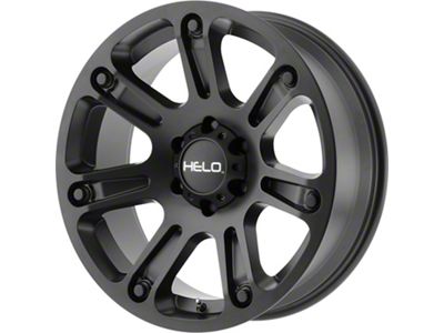 HELO HE904 Satin Black 6-Lug Wheel; 20x9; 18mm Offset (07-13 Silverado 1500)