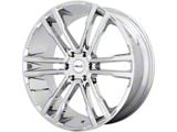 HELO HE918 Chrome 6-Lug Wheel; 20x9; 15mm Offset (07-13 Silverado 1500)