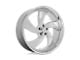 HELO HE835 Gloss Black Machined 6-Lug Wheel; 22x9.5; 18mm Offset (07-14 Tahoe)