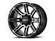 HELO HE900 Gloss Black Machined 6-Lug Wheel; 20x9; 0mm Offset (07-14 Yukon)