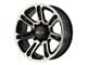 HELO HE904 Satin Black Machined with Dark Tint 6-Lug Wheel; 20x9; -12mm Offset (07-14 Yukon)