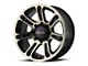 HELO HE904 Satin Black Machined with Dark Tint 6-Lug Wheel; 20x9; 18mm Offset (07-14 Yukon)