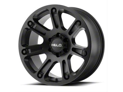 HELO HE904 Satin Black 6-Lug Wheel; 17x9; 0mm Offset (07-14 Yukon)