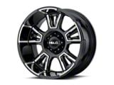 HELO HE914 Gloss Black Machined 6-Lug Wheel; 20x10; -18mm Offset (07-14 Yukon)