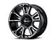 HELO HE914 Gloss Black Machined 6-Lug Wheel; 20x10; -18mm Offset (07-14 Yukon)