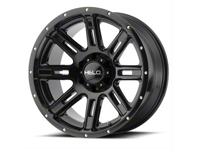 HELO HE900 Gloss Black 6-Lug Wheel; 17x9; -12mm Offset (09-14 F-150)